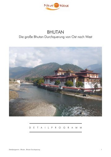 BHUTAN - Dr. Wolfgang Siepen