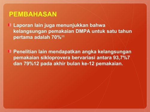 perbandingan pemakaian sikloprovera dan hrp 102 sebagai ...