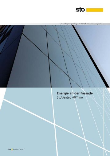 Energie an der Fassade StoVentec ARTline