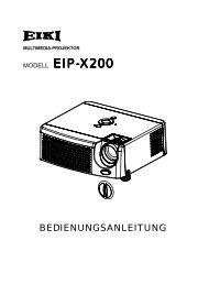 MODELL EIP-X200 - Projector Discount