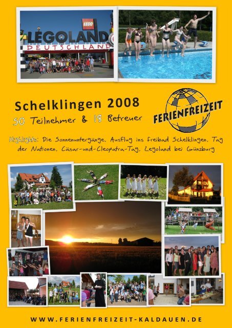 Chronik 25 Jahre Ferienfreizeit Kaldauen 1987 – 2012