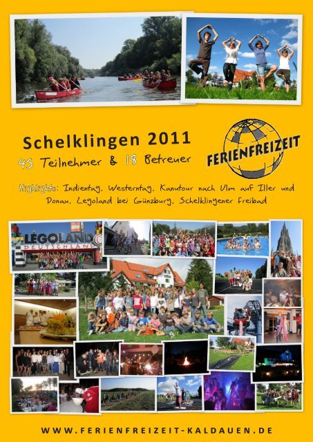 Chronik 25 Jahre Ferienfreizeit Kaldauen 1987 – 2012