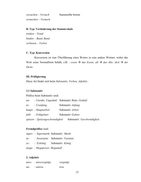 Lektion 13: Morphologie - Staff UNY - Universitas Negeri Yogyakarta