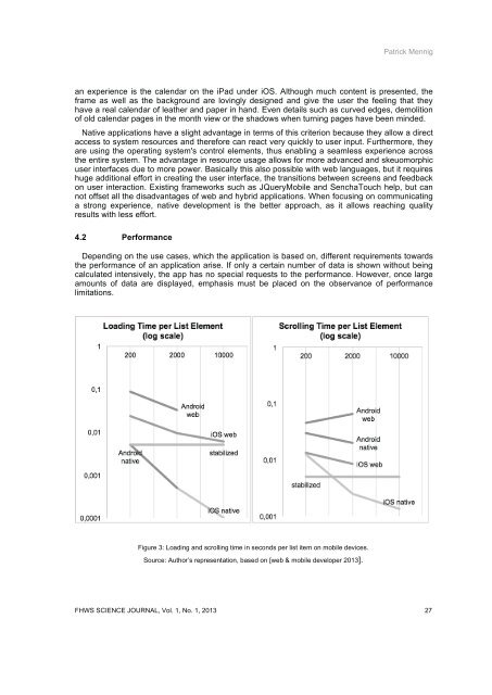 FHWS Science Journal - Fakultät Informatik und Wirtschaftsinformatik