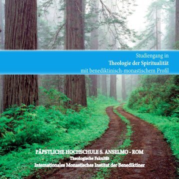 Theologie der Spiritualität - Pontificio Ateneo S. Anselmo