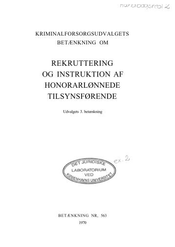 rekruttering og instruktion af honorarlønnede tilsynsførende - Krim