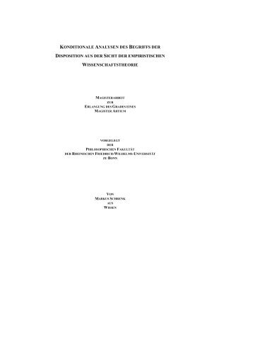 Conditional Analyses.pdf - causation | laws | dispositions | explanation