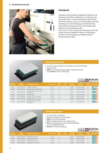 Produktkatalog - Vileda Professional