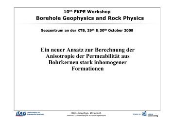 Ein neuer Ansatz zur Berechnung der Anisotropie der ... - LIAG