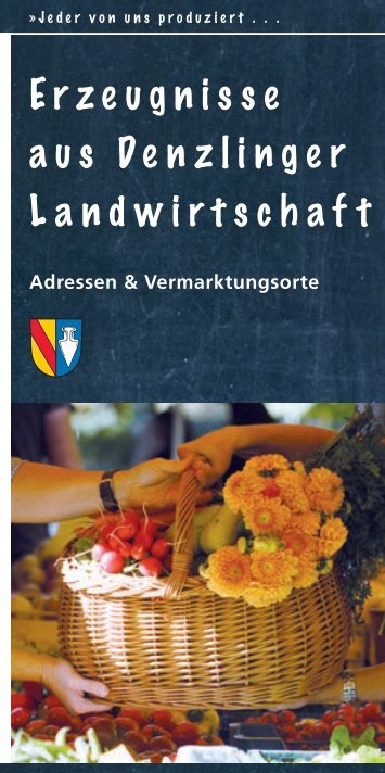 Erzeugnisse aus Denzlinger Landwirtschaft