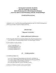 Satzung der Gemeinde Aiterhofen über die Erhebung von Gebühren ...