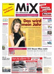 Sonntag - Mix am Mittwoch