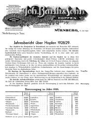Jahresbericht über Hopfen 1928/29. ·1 3000 - Barth-Haas Group