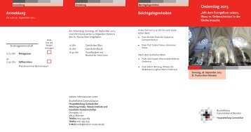 Ordenstag 2013