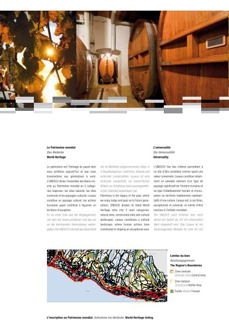 Lavaux, vignoble en terrasses Patrimoine mondial de l'UNESCO