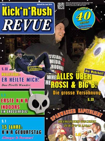 ER HEILTE MICH! - kick'n'rush forever