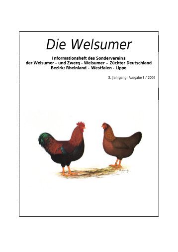 Die Welsumer Ausgabe I 2006