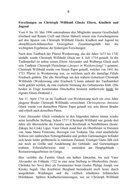 Mitteilungen 1997 (pdf) - Internationale Gluck-Gesellschaft