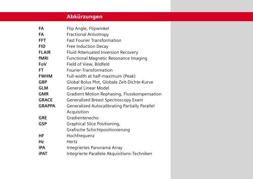 MR-Glossar - Siemens Healthcare