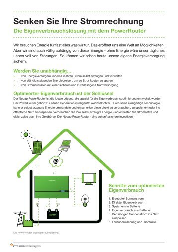 Senken Sie Ihre Stromrechnung Type - PDF ... - the PowerRouter