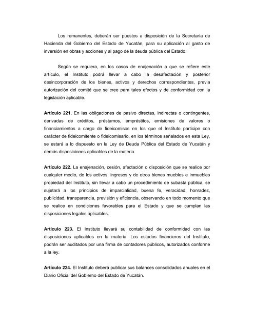 ley que crea el instituto de seguridad jurídica patrimonial de yucatán.