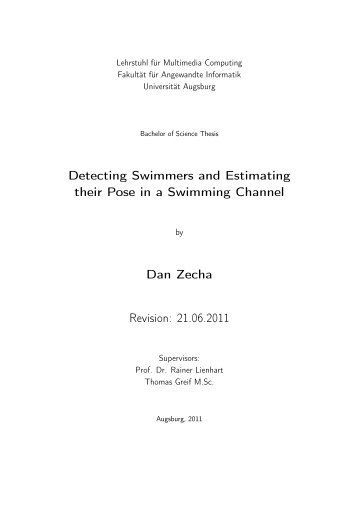 Detecting Swimmers and Estimating their Pose in a Swimming ...