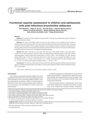 Functional capacity assessment in children and adolescents ... - Vitta