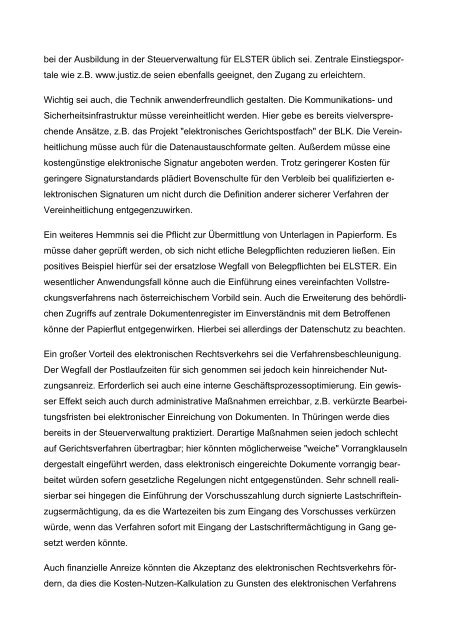 BLK - Elektronischer Rechtsverkehr