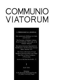 A THEOLOGICAL JOURNAL XLIV 2002 Published by the Protestant ...
