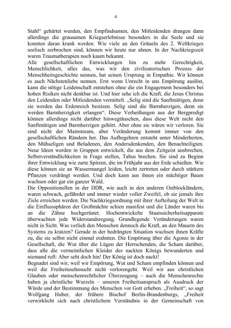 Predigt zur Jahreslosung 2012 am 06.05.2012 Ulrike Poppe ...