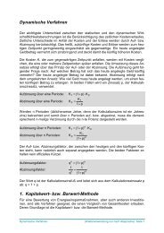 Dynamische Verfahren 1. Kapitalwert- bzw. Barwert-Methode - delta-q