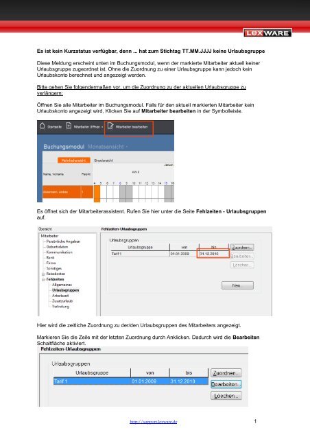 Es ist kein Kurzstatus verfügbar.pdf Typ - Lexware Online Support