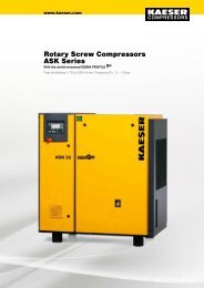 Rotary Screw Compressors ASK Series - Kaeser Kompressoren