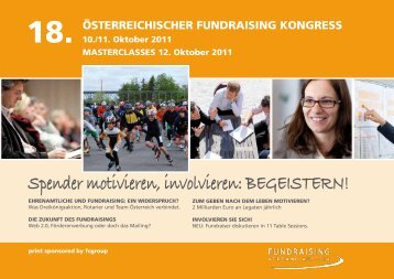 Spender motivieren, involvieren: BEGEISTERN! - Fundraising ...