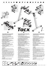 LNCMBO De Tacx Cyclemotion Stand is een zeer ... - Van Bokhoven