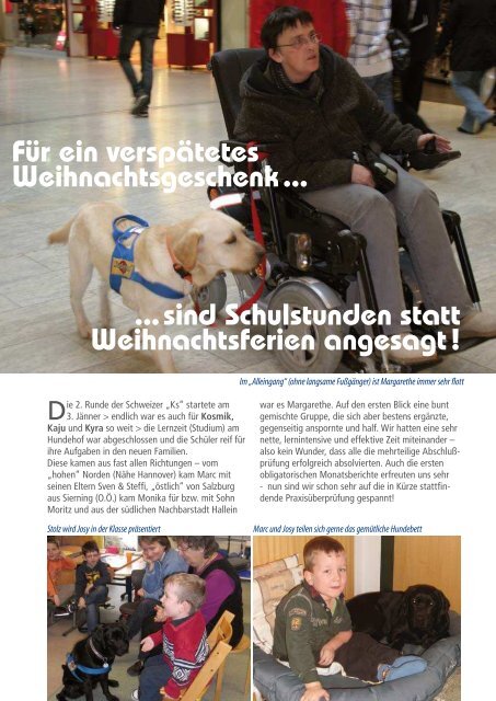 März 2011 - Partner-Hunde Österreich