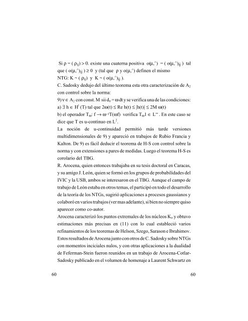 Núcleos Invariantes y Teoremas de Dilatación, Parametrización y ...