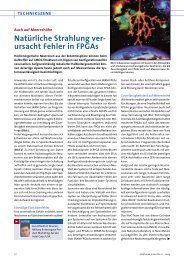 Natürliche Strahlung ver- ursacht Fehler in FPGAs - Neue Verpackung