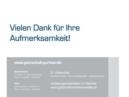 Internet – und Telekommunikationsrecht - Dr. Gottschalk ...