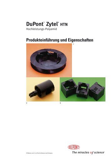 Zytel® HTN Produkteinführung und Eigenschaften - Plastics ...