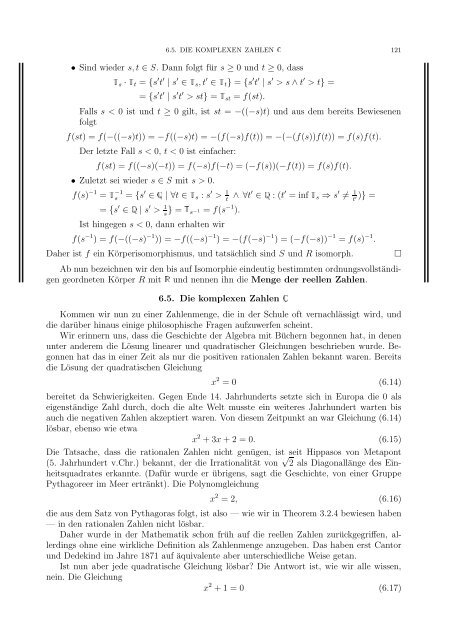 Skripten - an der Fakultät für Mathematik! - Universität Wien