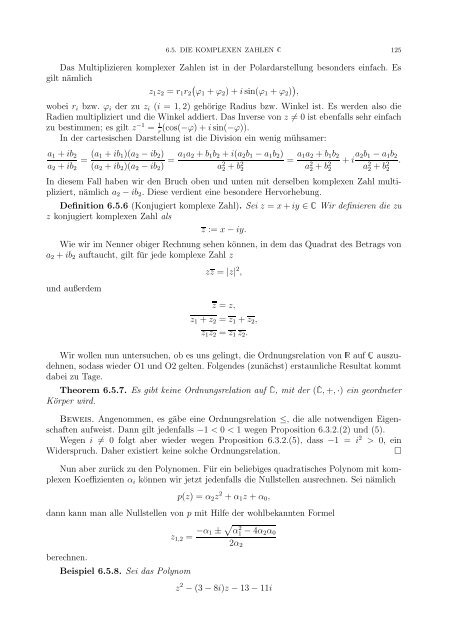 Skripten - an der Fakultät für Mathematik! - Universität Wien