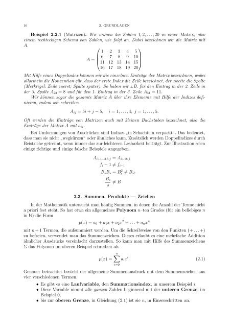 Skripten - an der Fakultät für Mathematik! - Universität Wien