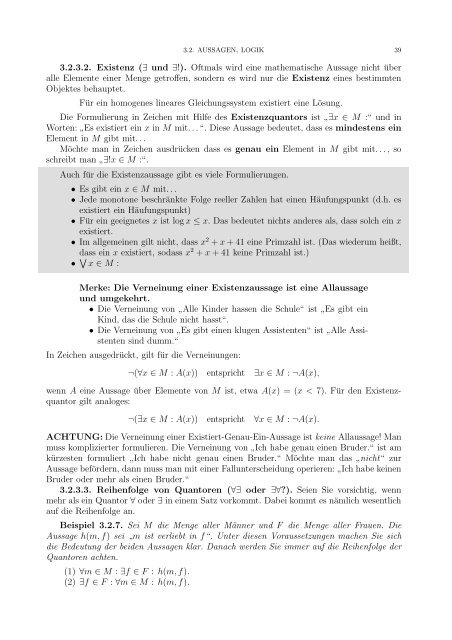 Skripten - an der Fakultät für Mathematik! - Universität Wien