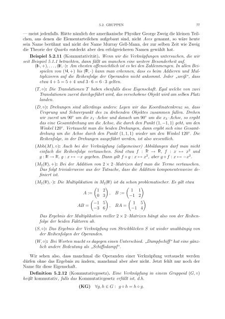 Skripten - an der Fakultät für Mathematik! - Universität Wien