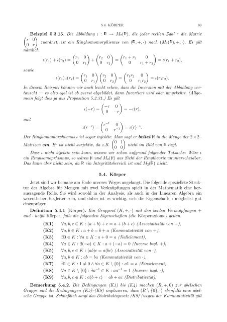 Skripten - an der Fakultät für Mathematik! - Universität Wien