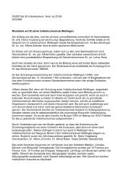 Zehnder Sales – 20 Jahre - Verband Aargauische Volkshochschulen