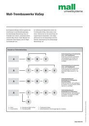 Flyer Mall-Trennbauwerke ViaSep