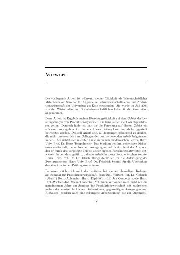 Vorwort - Kölner Wissenschaftsverlag