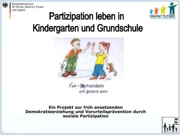 Freiheit und Grenzen - Partizipation Leben in Kindergarten und ...